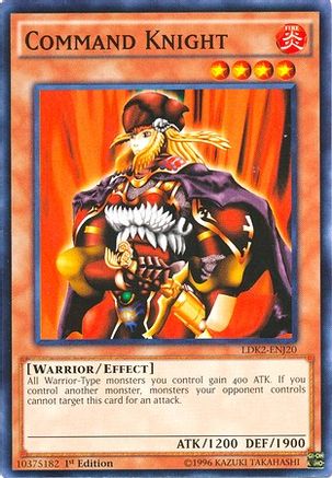 Command Knight (LDK2-ENJ20) - Legendary Decks II 1st Edition