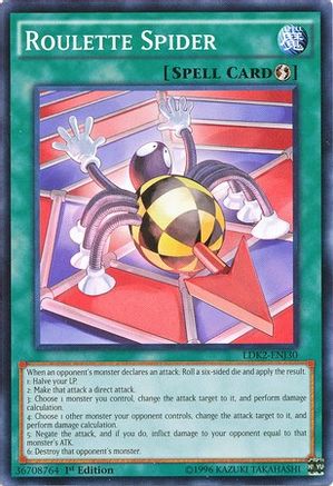 Roulette Spider (LDK2-ENJ30) - Legendary Decks II 1st Edition