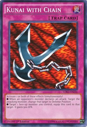 Kunai with Chain (LDK2-ENJ36) - Legendary Decks II 1st Edition