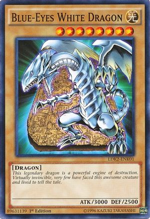Blue-Eyes White Dragon (Version 4) (LDK2-ENK01) - Legendary Decks II 1st Edition