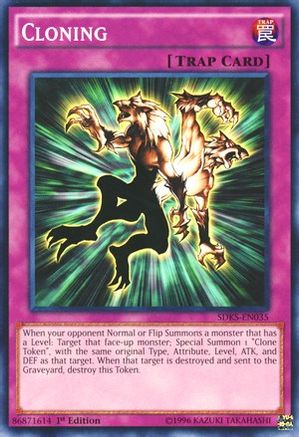 Cloning (SDKS-EN035) - Structure Deck: Seto Kaiba 1st Edition