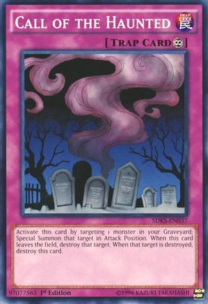 Call of the Haunted (SDKS-EN037) - Structure Deck: Seto Kaiba 1st Edition