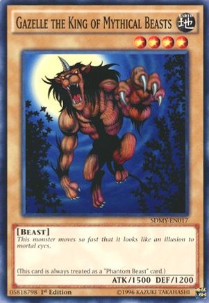 Gazelle the King of Mythical Beasts (SDMY-EN017) - Structure Deck: Yugi Muto 1st Edition