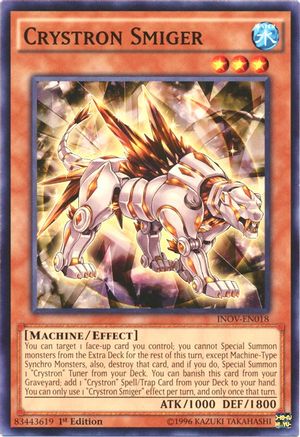 Crystron Smiger (INOV-EN018) - Invasion: Vengeance 1st Edition