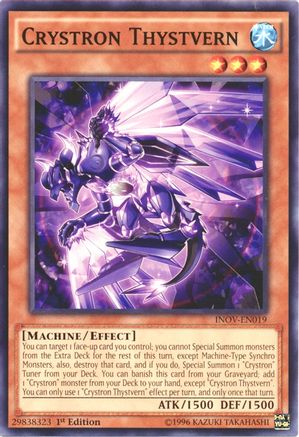 Crystron Thystvern (INOV-EN019) - Invasion: Vengeance 1st Edition