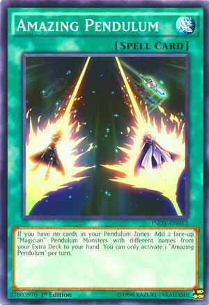 Amazing Pendulum (INOV-EN053) - Invasion: Vengeance 1st Edition