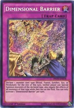 Dimensional Barrier (INOV-EN078) - Invasion: Vengeance 1st Edition