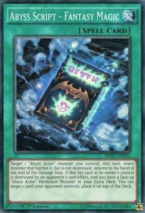 Abyss Script - Fantasy Magic (DESO-EN023) - Destiny Soldiers 1st Edition