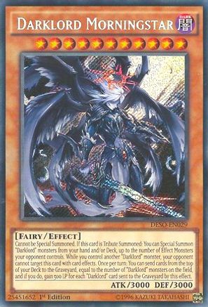Darklord Morningstar (DESO-EN029) - Destiny Soldiers 1st Edition