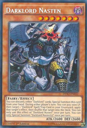 Darklord Nasten (DESO-EN032) - Destiny Soldiers 1st Edition
