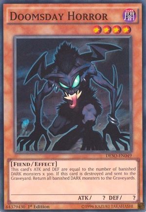 Doomsday Horror (DESO-EN049) - Destiny Soldiers 1st Edition