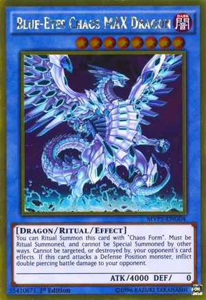 Blue-Eyes Chaos MAX Dragon (MVP1-ENG04) - The Dark Side of Dimensions Movie Pack: Gold Edition Unlimited