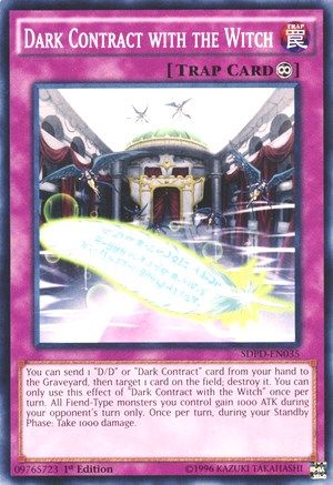 Dark Contract with the Witch (SDPD-EN035) - Structure Deck: Pendulum Domination 1st Edition