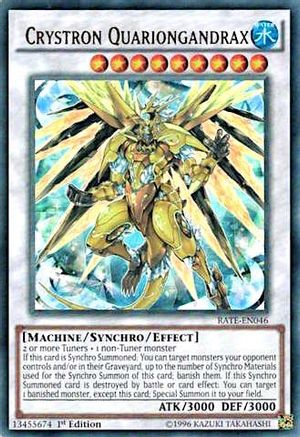 Crystron Quariongandrax (RATE-EN046) - Raging Tempest Unlimited