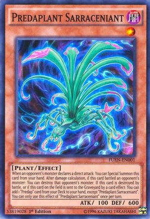 Predaplant Sarraceniant (FUEN-EN001) - Fusion Enforcers 1st Edition