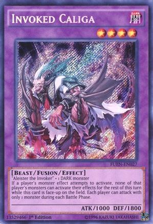 Invoked Caliga (FUEN-EN027) - Fusion Enforcers 1st Edition