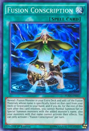 Fusion Conscription (FUEN-EN057) - Fusion Enforcers Unlimited