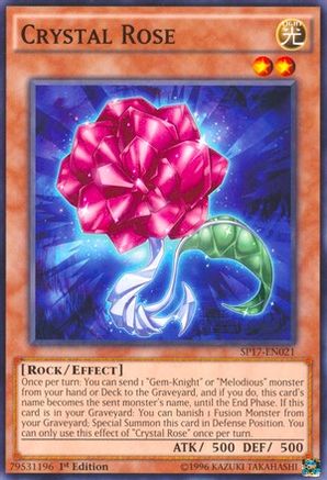 Crystal Rose (SP17-EN021) - Star Pack - Battle Royal 1st Edition