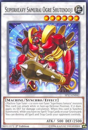 Superheavy Samurai Ogre Shutendoji (SP17-EN042) - Star Pack - Battle Royal 1st Edition