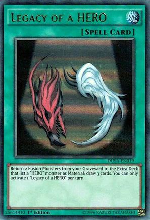Legacy of a HERO (DUSA-EN019) - Duelist Saga 1st Edition
