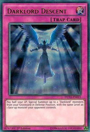 Darklord Descent (DUSA-EN023) - Duelist Saga 1st Edition