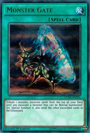 Monster Gate (DUSA-EN055) - Duelist Saga 1st Edition