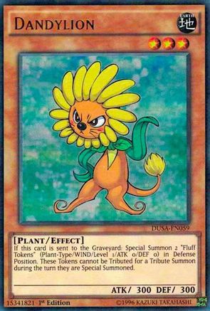 Dandylion (DUSA-EN059) - Duelist Saga 1st Edition