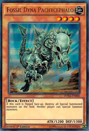 Fossil Dyna Pachycephalo (DUSA-EN066) - Duelist Saga 1st Edition