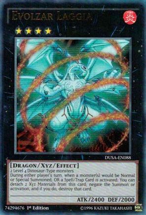 Evolzar Laggia (DUSA-EN088) - Duelist Saga 1st Edition