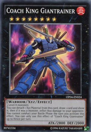 Coach King Giantrainer (OP04-EN024) - OTS Tournament Pack 4 Unlimited
