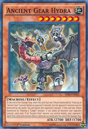Ancient Gear Hydra (SR03-EN002) - Structure Deck: Machine Reactor 1st Edition