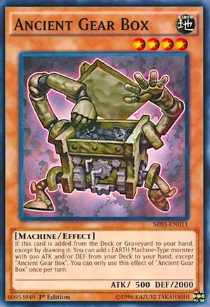 Ancient Gear Box (SR03-EN011) - Structure Deck: Machine Reactor 1st Edition