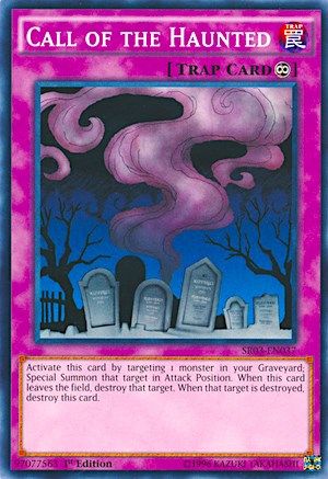 Call of the Haunted (SR03-EN037) - Structure Deck: Machine Reactor Unlimited