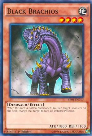 Black Brachios (SR04-EN010) - Structure Deck: Dinosmasher's Fury Unlimited