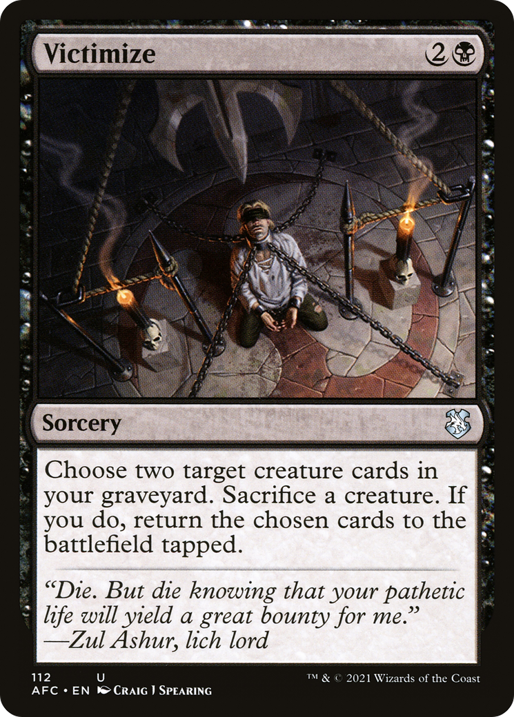 Victimize [Dungeons & Dragons: Adventures in the Forgotten Realms Commander]