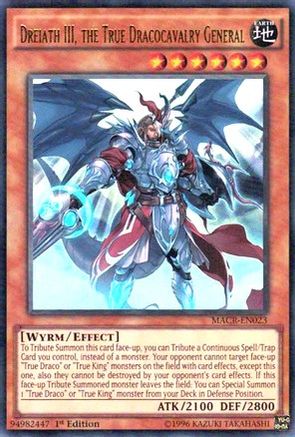 Dreiath III, the True Dracocavalry General (MACR-EN023) - Maximum Crisis 1st Edition
