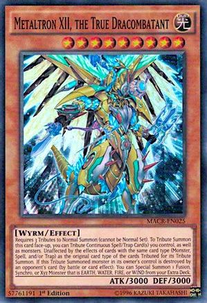 Metaltron XII, the True Dracombatant (MACR-EN025) - Maximum Crisis Unlimited