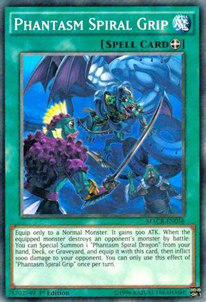 Phantasm Spiral Grip (MACR-EN058) - Maximum Crisis 1st Edition