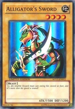Alligator's Sword (WP11-EN012) - World Championship 2011 Card Pack Limited