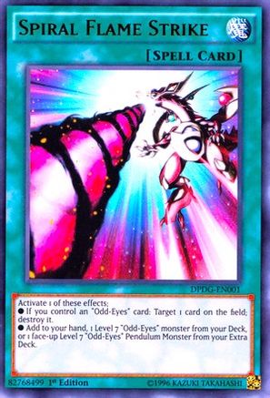 Spiral Flame Strike (DPDG-EN001) - Duelist Pack: Dimensional Guardians 1st Edition