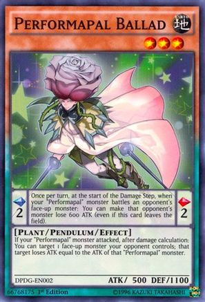 Performapal Ballad (DPDG-EN002) - Duelist Pack: Dimensional Guardians 1st Edition