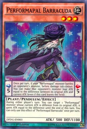 Performapal Barracuda (DPDG-EN003) - Duelist Pack: Dimensional Guardians 1st Edition