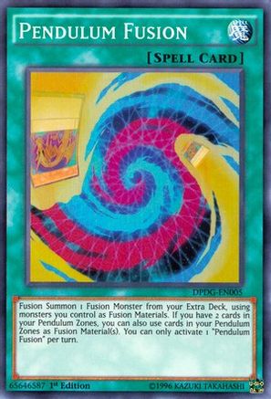 Pendulum Fusion (DPDG-EN005) - Duelist Pack: Dimensional Guardians 1st Edition