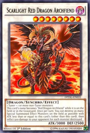 Scarlight Red Dragon Archfiend (DPDG-EN031) - Duelist Pack: Dimensional Guardians 1st Edition