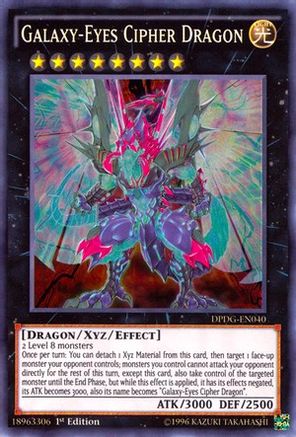 Galaxy-Eyes Cipher Dragon (DPDG-EN040) - Duelist Pack: Dimensional Guardians 1st Edition