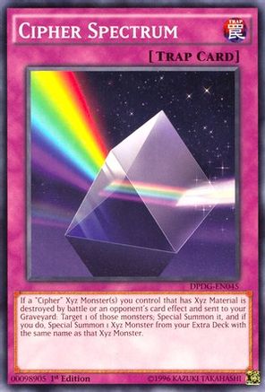 Cipher Spectrum (DPDG-EN045) - Duelist Pack: Dimensional Guardians 1st Edition