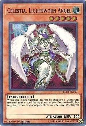 Celestia, Lightsworn Angel (BLLR-EN040) - Battles of Legend: Light's Revenge 1st Edition