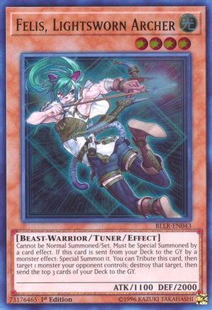 Felis, Lightsworn Archer (BLLR-EN043) - Battles of Legend: Light's Revenge 1st Edition