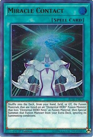 Miracle Contact (BLLR-EN076) - Battles of Legend: Light's Revenge 1st Edition