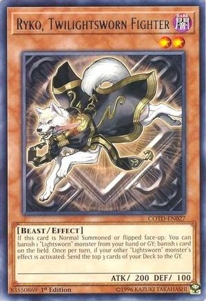 Ryko, Twilightsworn Fighter (COTD-EN027) - Code of the Duelist Unlimited
